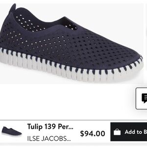 Ilse Jacobsen Tulip Navy Shoes size 39